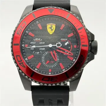 Scuderia Ferrari 남성용 러버 손목시계