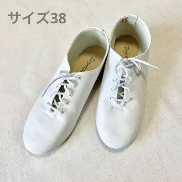 [ 새상품급 ] 레페토 JAZZ 사이즈 38 WHITE 화이트