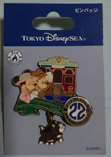 도쿄 디즈니 씨 22주년 기념 핀 배지
