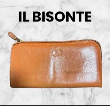 일비종떼 ILBISONTE 라운드 지퍼 장지갑 브라운
