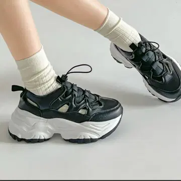 [ shoes in Closet ] 경량 통굽 스트랩 스니커즈 샌들 L