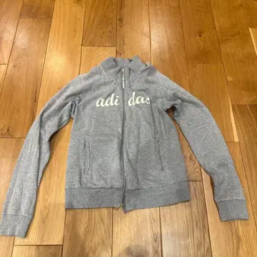 adidas 그레이 집업 후드티
