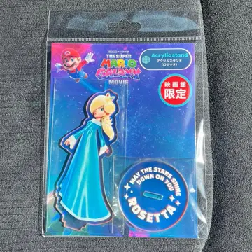 슈퍼 마리오 갤럭시 무비 아크릴 스탠드 로제타 일본 한정판