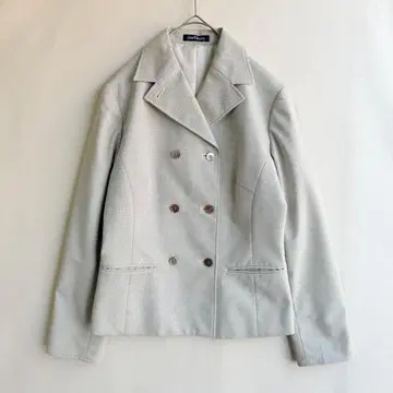 새상품급 여성용 뉴요커 더블 브레스트 자켓 아이보리 M