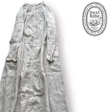 네스트로브 nestRobe 프릴 린넨 원피스 화이트