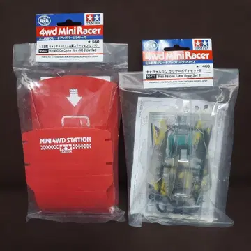 타미야 미니 사륜구동 네오 팔콘 클리어 바디 세트 II 캐처(빨간색)