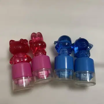 스탬프 4개 세트 산리오 키티 마이멜로디 키키라라 헤이세이 당시 물품