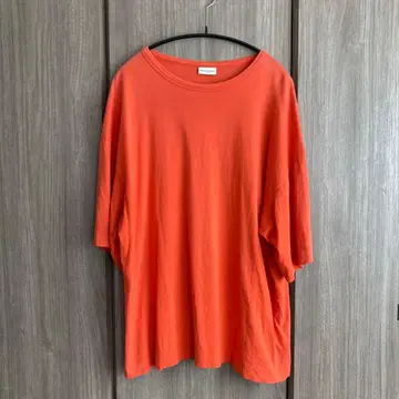 DRIES VAN NOTEN 오렌지 티셔츠