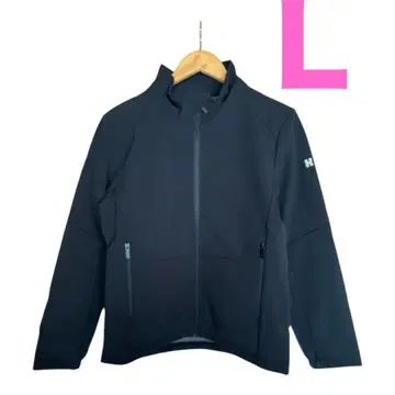 방수 윈드 브레이커 방풍 후드 부착 자켓 L 블랙