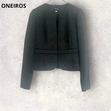 ONEIROS 노카라 자켓 도트 13AR (L) 블랙 겉옷