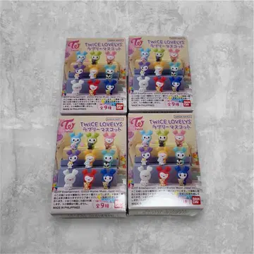 TWICE 러블리 마스코트 4상자 완전 미개봉