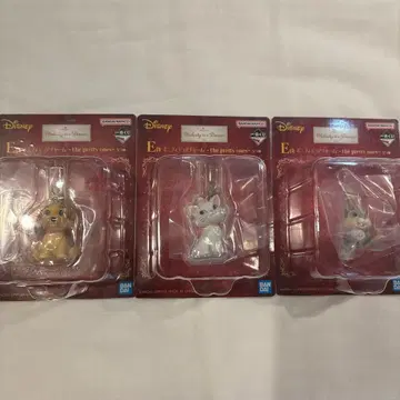 제일복권 디즈니 E상 미니 피규어 참 3개 컴프 세트