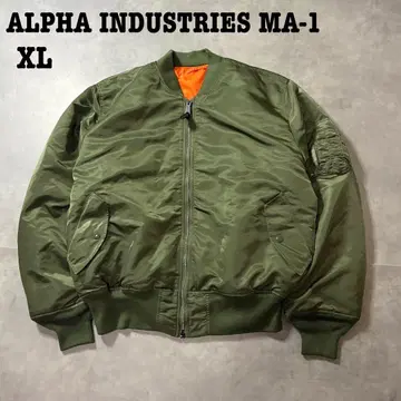미사용급이지만 알파 MA-1 플라이트 자켓 XL 리버서블