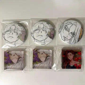 ALIEN STAGE 루카 효나 캔뱃지 & 미니 아크릴 블록