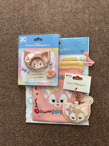 도쿄디즈니씨 리나벨 카라비너 키체인 3세트