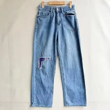 TABLET hotel 태블릿 호텔 데님 팬츠 패치워크