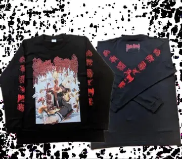 moreru 천사 소환 완전 타살 롱 슬리브 T