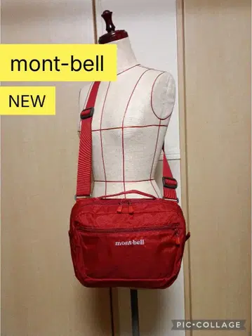 [컨디션 최상] mont-bell 몽벨 숄더백 레드 NEW