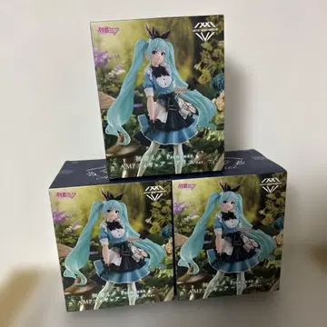 [미개봉 새상품] 하츠네 미쿠 princess amp 피규어 앨리스 3개