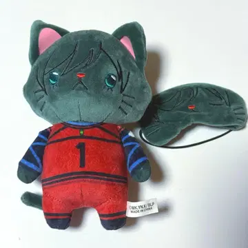 블루 록 withCAT 안대 부착 봉제 인형 키링 이토시 린