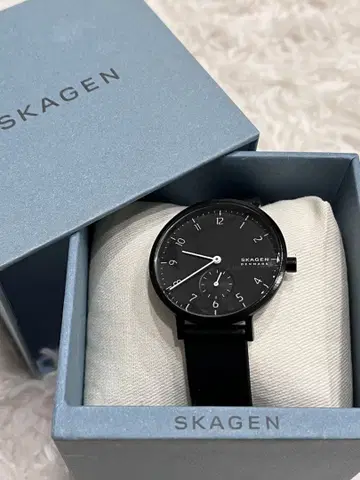 SKAGEN 아날로그 손목시계 블랙 AAREN KULOR SKW2801