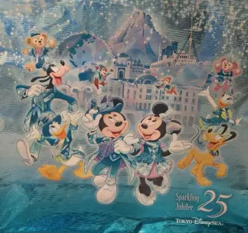 디즈니씨 25주년 쇼핑백 스파클링 쥬빌리 M 사이즈