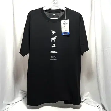 미사용품 몽벨 기후 한정판 T셔츠 블랙 L 사이즈