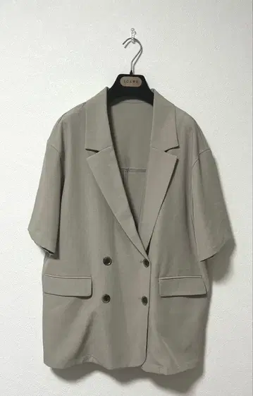 BAYFLOW 하프 슬리브 더블 자켓