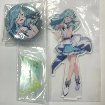 프로세카 세가 럭키 쿠지 히노모리 시즈쿠 아크릴 스탠드 캔 배지