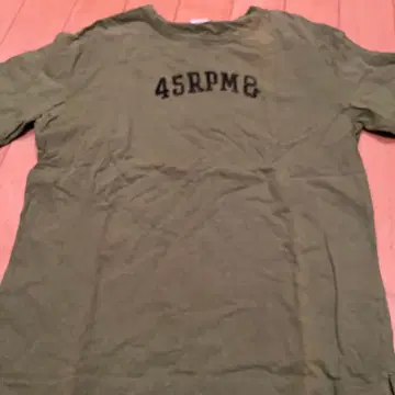 45RPM 올리브 그린 T셔츠