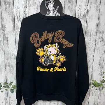 베티 붑 트레이닝복 베티짱 트레이닝복 베티 트라 트레이닝복 남성용 블랙