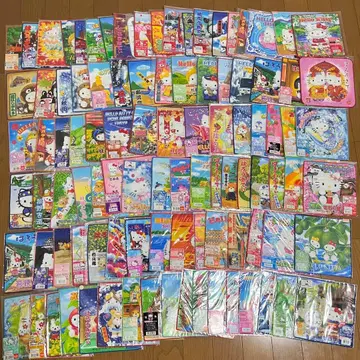 산리오 헬로키티 지역 한정 키티 프티 타월 미니 타월 손수건 모음