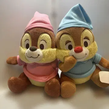 디즈니 칩과 데일 봉제 인형 세트