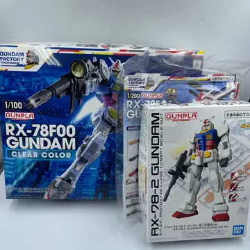 새상품 건담 팩토리 요코하마 RX-78F00 클리어 컬러 1/100