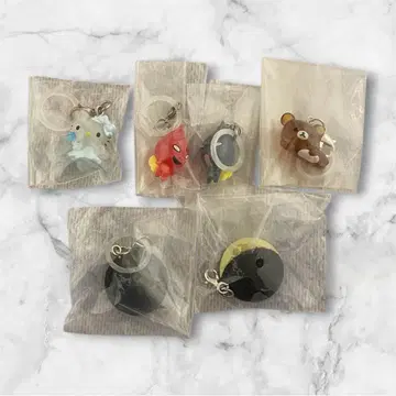 메지루시 액세서리 묶음 판매 헬로키티 리락쿠마 외 3종 6점 세트