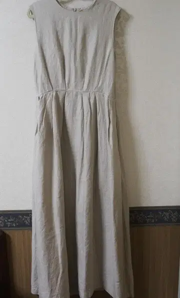 Deuxieme Classe LINEN 롱 개더 원피스 베이지