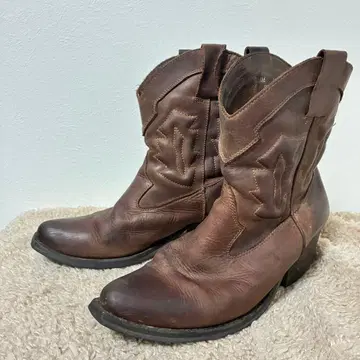 [ 제프리 캠벨 ] 웨스턴 부츠 24cm 천연 가죽 브라운 레어 디자인