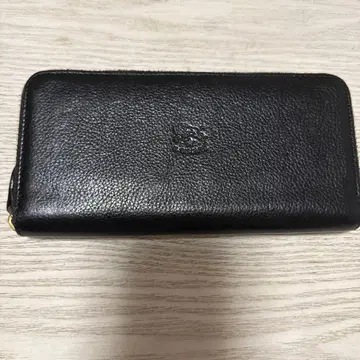 일비종떼 블랙 가죽 장지갑