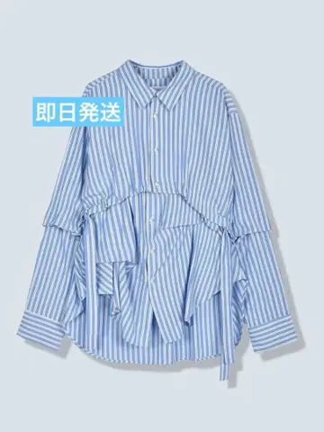 OMMO 2WAY TUCK LAYERED SHIRT