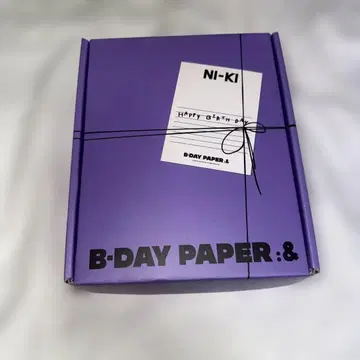 NI-KI B-DAY PAPER