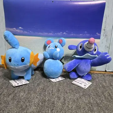 포켓몬 컬러 셀렉션 봉제 인형 blue 전종 세트