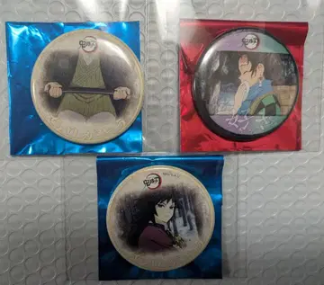 귀멸의 칼날 입지편 캔뱃지 토미오카 기유 카마도 탄지로 3점 세트