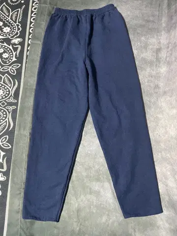 90s 무지 Champion 스웨트 팬츠 네이비