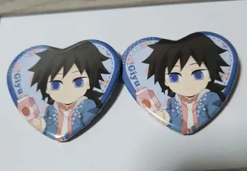 귀멸의 칼날 스트로베리 페스티벌 캔뱃지 토미오카 기유