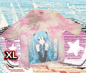 하츠네 미쿠 롱 T셔츠 레어