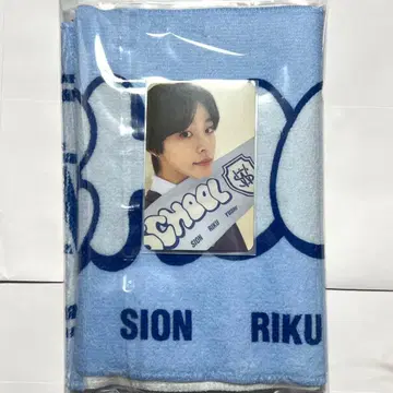 NCT WISH 리쿠 타월 슬로건 트레이딩 카드 세트