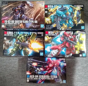 HG 건담 프라모델 5체 세트 3