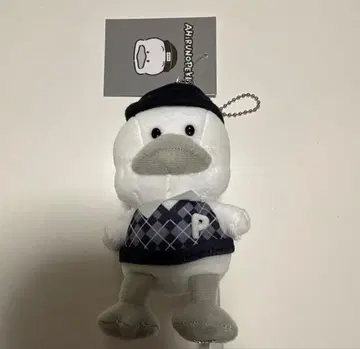 마스코트 흑백 오리 페클