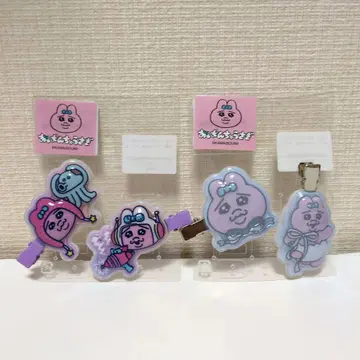 빤쮸토끼 앞머리 클립 2개 헤어핀 시마무라