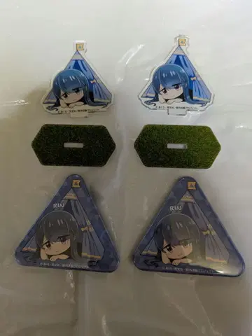 유루캠 트레이딩 잔디밭 아크릴 스탠드 캔뱃지 시마린